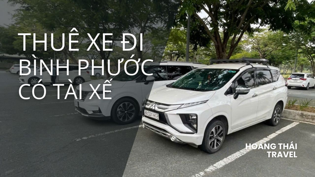 Chiếc xe 4 hoặc 7 chỗ đời mới đang di chuyển trên Quốc lộ 13. Dịch vụ thuê xe đi Bình Phước chuyên phục vụ công tác, kiểm tra công trường và đưa đón lãnh đạo, cam kết an toàn, thoải mái trên đường dài.