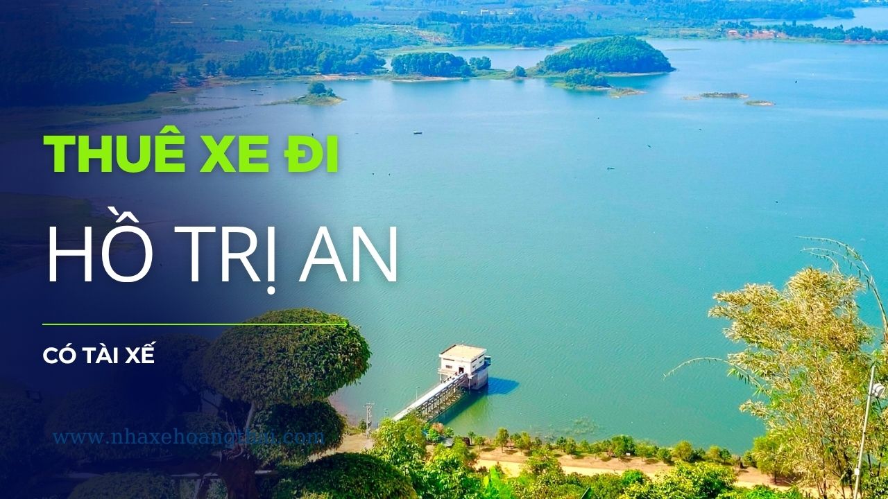 Tài xế chuyên nghiệp đứng cạnh xe du lịch đời mới. Dịch vụ thuê xe đi Hồ Trị An có tài xế phục vụ cắm trại và dã ngoại, cam kết an toàn tuyệt đối và thông thạo đường quanh hồ.